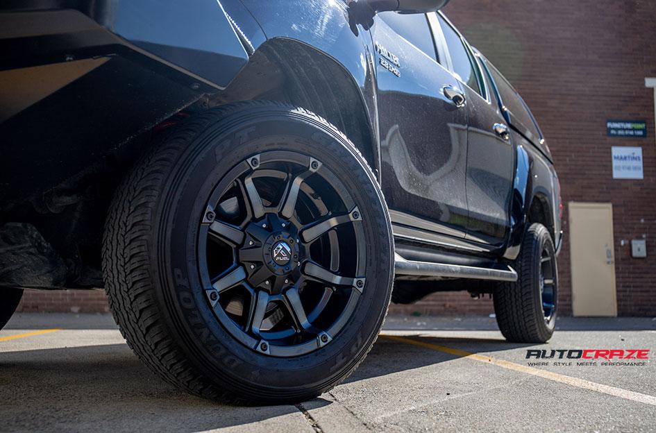 TOYOTA HILUX N80 4WD COUPLER BLACK MACHINED WITH DARK TINT